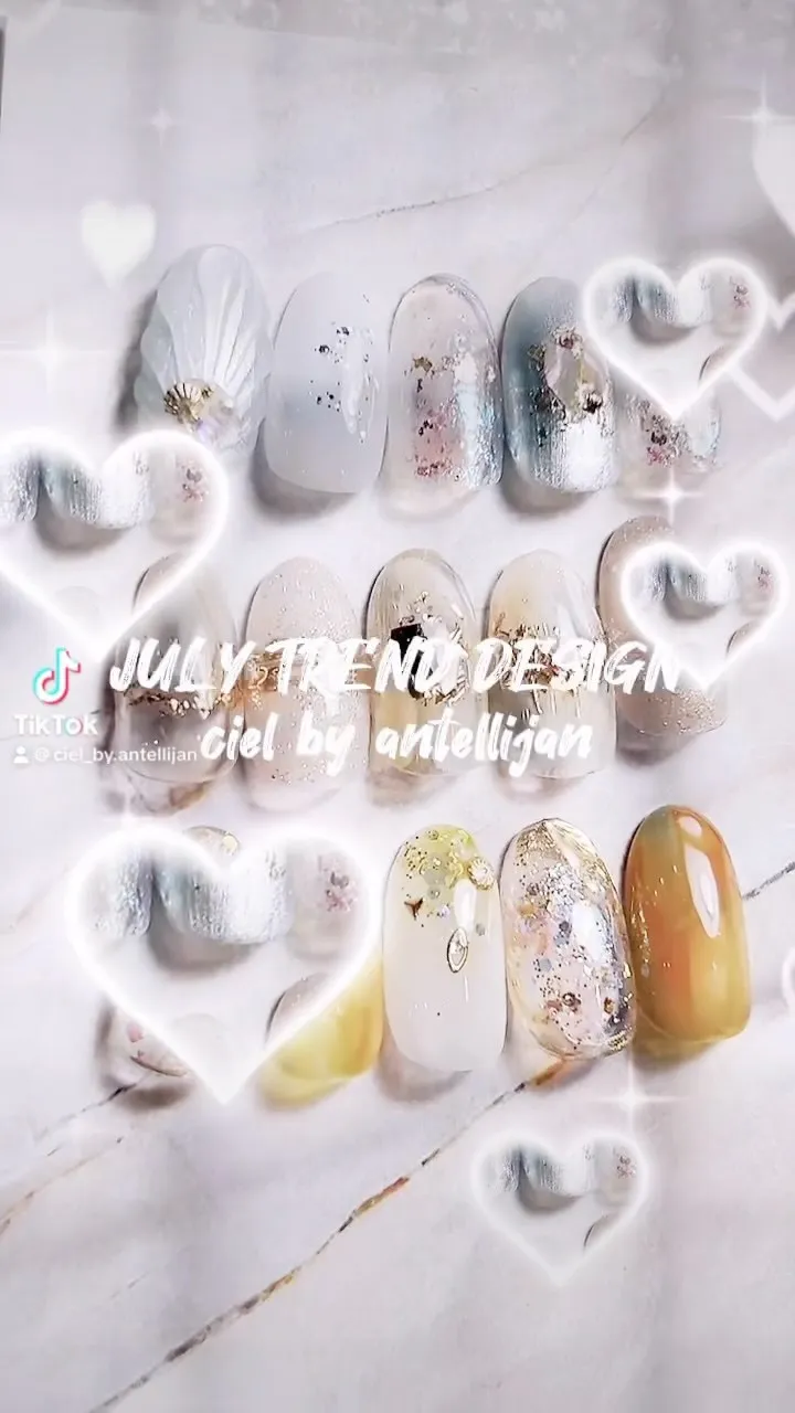 🌻☀️🌺７月トレンドデザイン開始しております🏝️🐬🩵